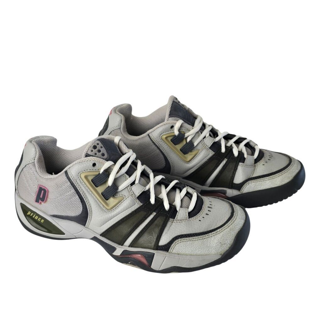 Prince T10 Womens Sneaker Tennis Shoe Lace Gray Pink Size 9